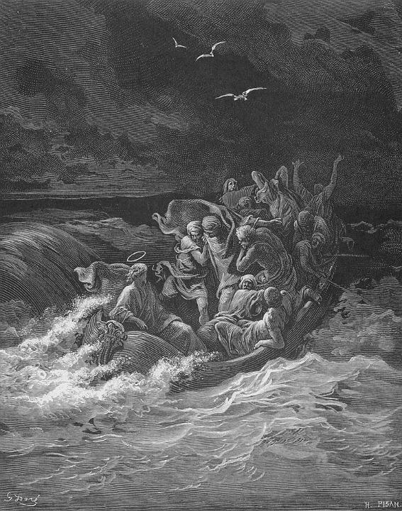 Dore_41_Mark04_Jesus Calms the Storm at Sea